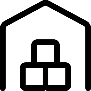 Uygulama UI, Web Tasarımı, Bulut ve Veri Yönetimi Kullanımı için Depolama Simgesi Siyah ve Beyaz PNG