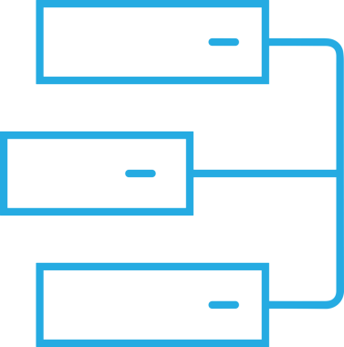 Uygulama UI, Web Tasarımı, Bulut ve Veri Yönetimi Kullanımı için Depolama Simgesi Siyah ve Beyaz PNG