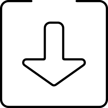 Uygulama UI, Web Tasarımı, Bulut ve Veri Yönetimi Kullanımı için Depolama Simgesi Siyah ve Beyaz PNG