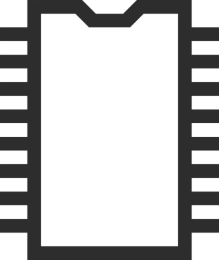Uygulama UI, Web Tasarımı, Bulut ve Veri Yönetimi Kullanımı için Depolama Simgesi Siyah ve Beyaz PNG