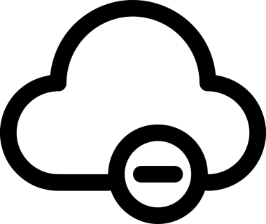 Uygulama UI, Web Tasarımı, Bulut ve Veri Yönetimi Kullanımı için Depolama Simgesi Siyah ve Beyaz PNG