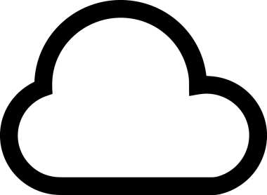 Uygulama UI, Web Tasarımı, Bulut ve Veri Yönetimi Kullanımı için Depolama Simgesi Siyah ve Beyaz PNG