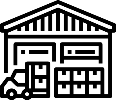 Uygulama UI, Web Tasarımı, Bulut ve Veri Yönetimi Kullanımı için Depolama Simgesi Siyah ve Beyaz PNG
