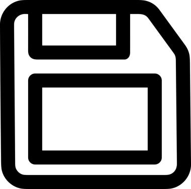 Uygulama UI, Web Tasarımı, Bulut ve Veri Yönetimi Kullanımı için Depolama Simgesi Siyah ve Beyaz PNG