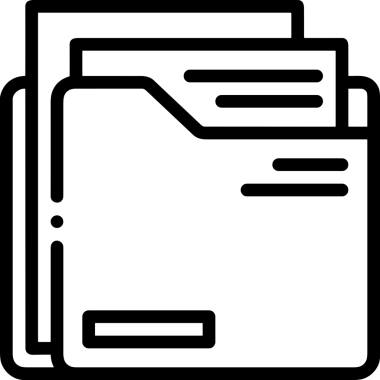 Uygulama UI, Web Tasarımı, Bulut ve Veri Yönetimi Kullanımı için Depolama Simgesi Siyah ve Beyaz PNG