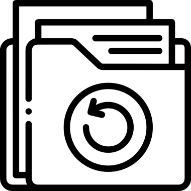 Uygulama UI, Web Tasarımı, Bulut ve Veri Yönetimi Kullanımı için Depolama Simgesi Siyah ve Beyaz PNG