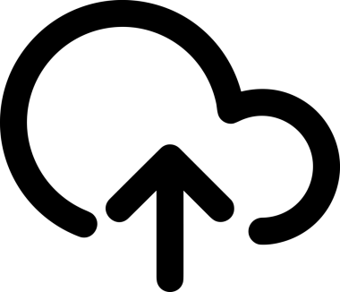 Uygulama UI, Web Tasarımı, Bulut ve Veri Yönetimi Kullanımı için Depolama Simgesi Siyah ve Beyaz PNG