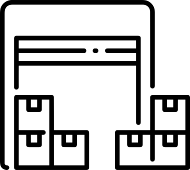 Uygulama UI, Web Tasarımı, Bulut ve Veri Yönetimi Kullanımı için Depolama Simgesi Siyah ve Beyaz PNG