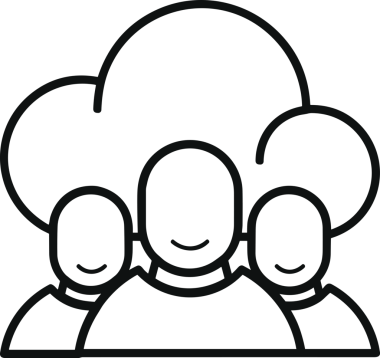 Uygulama UI, Web Tasarımı, Bulut ve Veri Yönetimi Kullanımı için Depolama Simgesi Siyah ve Beyaz PNG