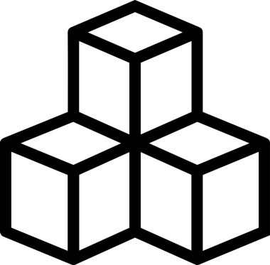 Uygulama UI, Web Tasarımı, Bulut ve Veri Yönetimi Kullanımı için Depolama Simgesi Siyah ve Beyaz PNG
