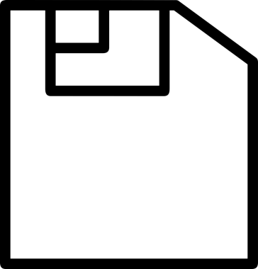 Uygulama UI, Web Tasarımı, Bulut ve Veri Yönetimi Kullanımı için Depolama Simgesi Siyah ve Beyaz PNG