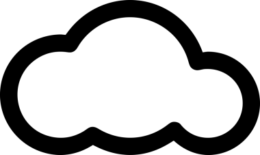 Uygulama UI, Web Tasarımı, Bulut ve Veri Yönetimi Kullanımı için Depolama Simgesi Siyah ve Beyaz PNG