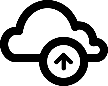 Uygulama UI, Web Tasarımı, Bulut ve Veri Yönetimi Kullanımı için Depolama Simgesi Siyah ve Beyaz PNG