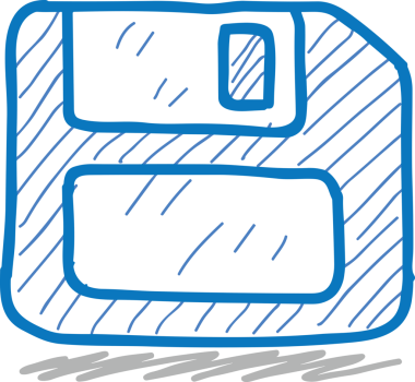 Uygulama UI, Web Tasarımı, Bulut ve Veri Yönetimi Kullanımı için Depolama Simgesi Siyah ve Beyaz PNG