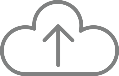 Uygulama UI, Web Tasarımı, Bulut ve Veri Yönetimi Kullanımı için Depolama Simgesi Siyah ve Beyaz PNG