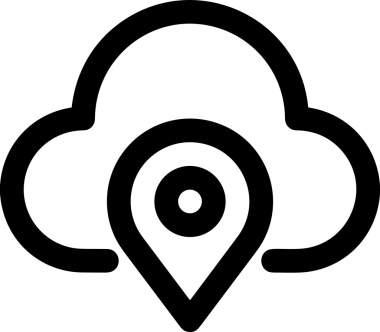 Uygulama UI, Web Tasarımı, Bulut ve Veri Yönetimi Kullanımı için Depolama Simgesi Siyah ve Beyaz PNG
