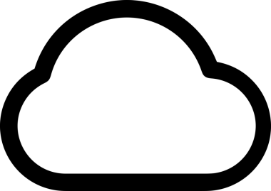 Uygulama UI, Web Tasarımı, Bulut ve Veri Yönetimi Kullanımı için Depolama Simgesi Siyah ve Beyaz PNG