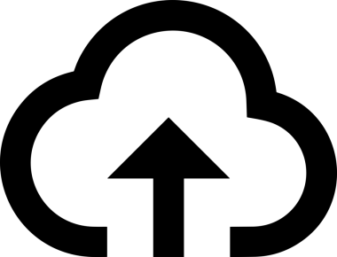 Uygulama UI, Web Tasarımı, Bulut ve Veri Yönetimi Kullanımı için Depolama Simgesi Siyah ve Beyaz PNG