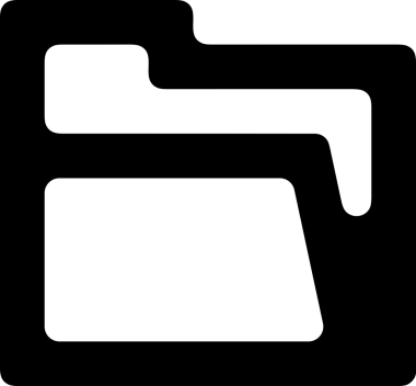 Uygulama UI, Web Tasarımı, Bulut ve Veri Yönetimi Kullanımı için Depolama Simgesi Siyah ve Beyaz PNG