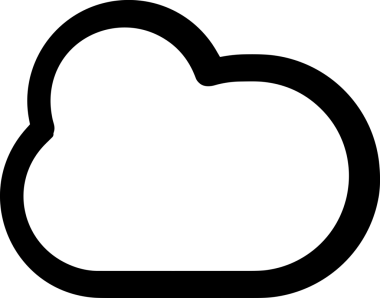Uygulama UI, Web Tasarımı, Bulut ve Veri Yönetimi Kullanımı için Depolama Simgesi Siyah ve Beyaz PNG