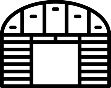 Uygulama UI, Web Tasarımı, Bulut ve Veri Yönetimi Kullanımı için Depolama Simgesi Siyah ve Beyaz PNG