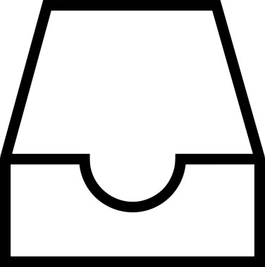 Uygulama UI, Web Tasarımı, Bulut ve Veri Yönetimi Kullanımı için Depolama Simgesi Siyah ve Beyaz PNG