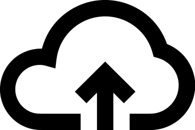 Uygulama UI, Web Tasarımı, Bulut ve Veri Yönetimi Kullanımı için Depolama Simgesi Siyah ve Beyaz PNG