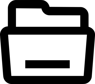 Uygulama UI, Web Tasarımı, Bulut ve Veri Yönetimi Kullanımı için Depolama Simgesi Siyah ve Beyaz PNG