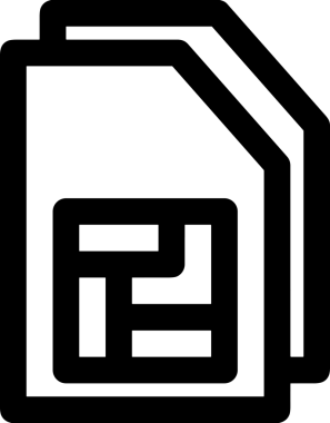 Uygulama UI, Web Tasarımı, Bulut ve Veri Yönetimi Kullanımı için Depolama Simgesi Siyah ve Beyaz PNG