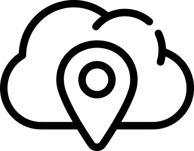 Uygulama UI, Web Tasarımı, Bulut ve Veri Yönetimi Kullanımı için Depolama Simgesi Siyah ve Beyaz PNG