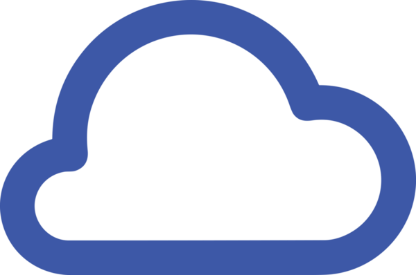 Uygulama UI, Web Tasarımı, Bulut ve Veri Yönetimi Kullanımı için Depolama Simgesi Siyah ve Beyaz PNG