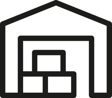 Uygulama UI, Web Tasarımı, Bulut ve Veri Yönetimi Kullanımı için Depolama Simgesi Siyah ve Beyaz PNG