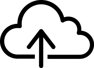 Uygulama UI, Web Tasarımı, Bulut ve Veri Yönetimi Kullanımı için Depolama Simgesi Siyah ve Beyaz PNG