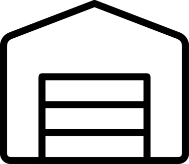 Uygulama UI, Web Tasarımı, Bulut ve Veri Yönetimi Kullanımı için Depolama Simgesi Siyah ve Beyaz PNG