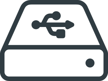 Uygulama UI, Web Tasarımı, Bulut ve Veri Yönetimi Kullanımı için Depolama Simgesi Siyah ve Beyaz PNG