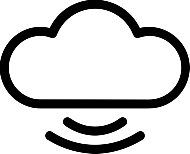Uygulama UI, Web Tasarımı, Bulut ve Veri Yönetimi Kullanımı için Depolama Simgesi Siyah ve Beyaz PNG
