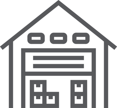 Uygulama UI, Web Tasarımı, Bulut ve Veri Yönetimi Kullanımı için Depolama Simgesi Siyah ve Beyaz PNG