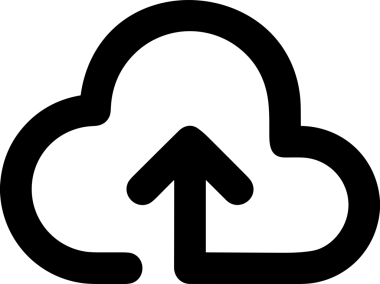 Uygulama UI, Web Tasarımı, Bulut ve Veri Yönetimi Kullanımı için Depolama Simgesi Siyah ve Beyaz PNG