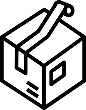 Uygulama UI, Web Tasarımı, Bulut ve Veri Yönetimi Kullanımı için Depolama Simgesi Siyah ve Beyaz PNG