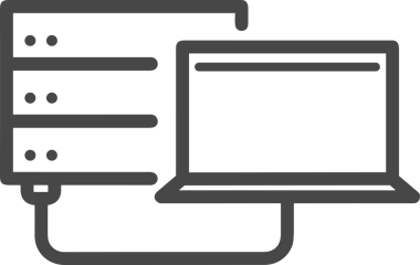 Uygulama UI, Web Tasarımı, Bulut ve Veri Yönetimi Kullanımı için Depolama Simgesi Siyah ve Beyaz PNG