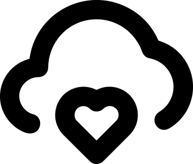 Uygulama UI, Web Tasarımı, Bulut ve Veri Yönetimi Kullanımı için Depolama Simgesi Siyah ve Beyaz PNG