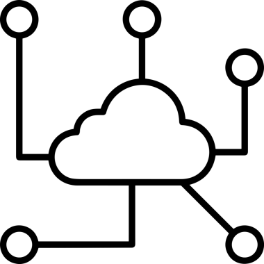 Uygulama UI, Web Tasarımı, Bulut ve Veri Yönetimi Kullanımı için Depolama Simgesi Siyah ve Beyaz PNG