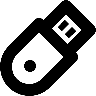 Uygulama UI, Web Tasarımı, Bulut ve Veri Yönetimi Kullanımı için Depolama Simgesi Siyah ve Beyaz PNG