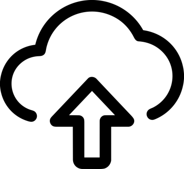 Uygulama UI, Web Tasarımı, Bulut ve Veri Yönetimi Kullanımı için Depolama Simgesi Siyah ve Beyaz PNG