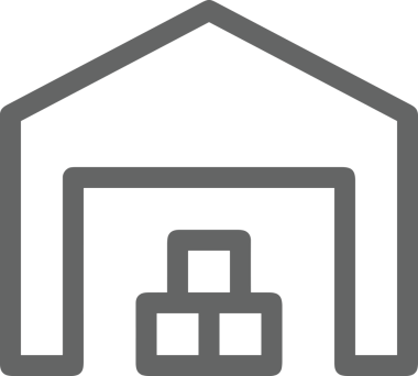 Uygulama UI, Web Tasarımı, Bulut ve Veri Yönetimi Kullanımı için Depolama Simgesi Siyah ve Beyaz PNG