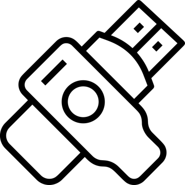 Uygulama UI, Web Tasarımı, Bulut ve Veri Yönetimi Kullanımı için Depolama Simgesi Siyah ve Beyaz PNG