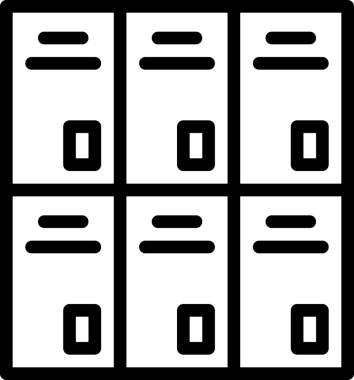 Uygulama UI, Web Tasarımı, Bulut ve Veri Yönetimi Kullanımı için Depolama Simgesi Siyah ve Beyaz PNG