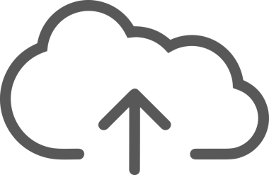 Uygulama UI, Web Tasarımı, Bulut ve Veri Yönetimi Kullanımı için Depolama Simgesi Siyah ve Beyaz PNG