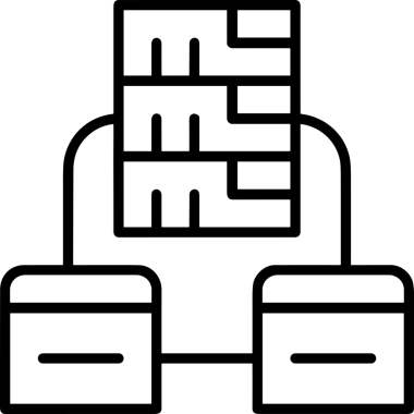 Uygulama UI, Web Tasarımı, Bulut ve Veri Yönetimi Ana Depolama Simgesi Siyah ve Beyaz PNG Uygulama UI, Web Tasarımı, Bulut ve Veri Yönetimi Kullanımı için Depolama Simgesi Simgesi