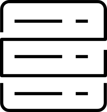 Uygulama UI, Web Tasarımı, Bulut ve Veri Yönetimi Ana Depolama Simgesi Siyah ve Beyaz PNG Uygulama UI, Web Tasarımı, Bulut ve Veri Yönetimi Kullanımı için Depolama Simgesi Simgesi